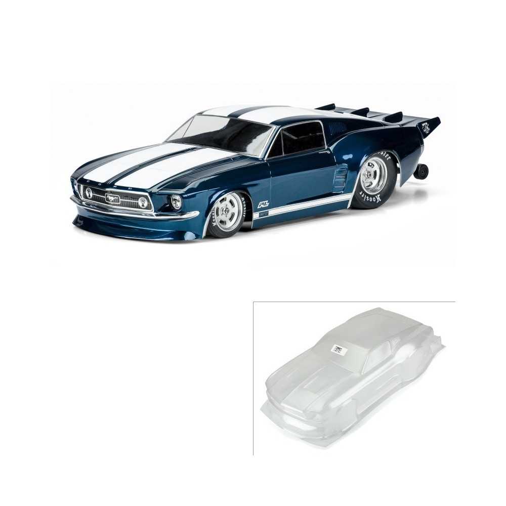 Pro-Line Racing 1-10 1967 Ford Mustang Clear Body: Drag Car PRO357300 Pro-Line Racing 1-10 1967 Ford Mustang Clear Body: Drag Car PRO357300