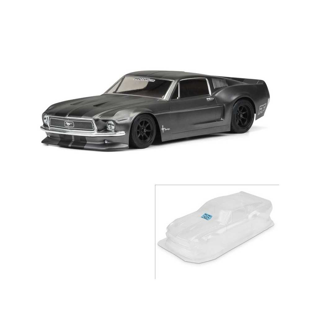 PROTOform 1-10 1968 Ford Mustang Clear Body: Vintage Trans-Am PRM155840 PROTOform 1-10 1968 Ford Mustang Clear Body: Vintage Trans-Am PRM155840