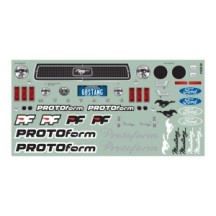 PROTOform 1-10 1968 Ford Mustang Clear Body: Vintage Trans-Am PRM155840