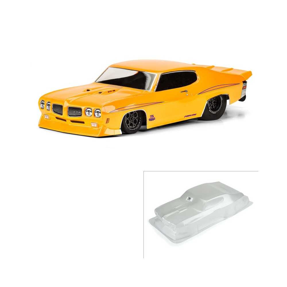 Pro-Line Racing 1-10 1970 Pontiac GTO Judge Clear Body: Drag Car PRO358800 Pro-Line Racing 1-10 1970 Pontiac GTO Judge Clear Body: Drag Car PRO358800