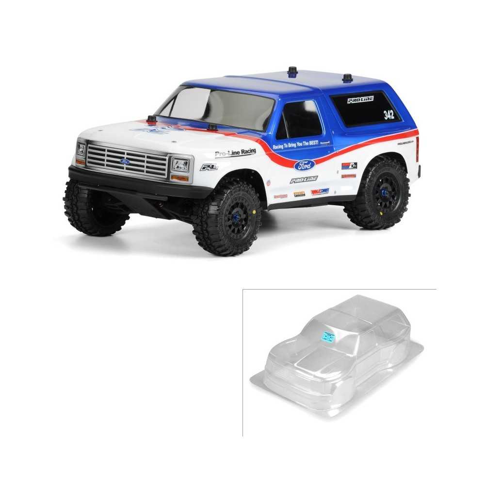 Pro-Line Racing 1-10 1981 Ford Bronco Clear Body: Short Course PRO342300 Pro-Line Racing 1-10 1981 Ford Bronco Clear Body: Short Course PRO342300