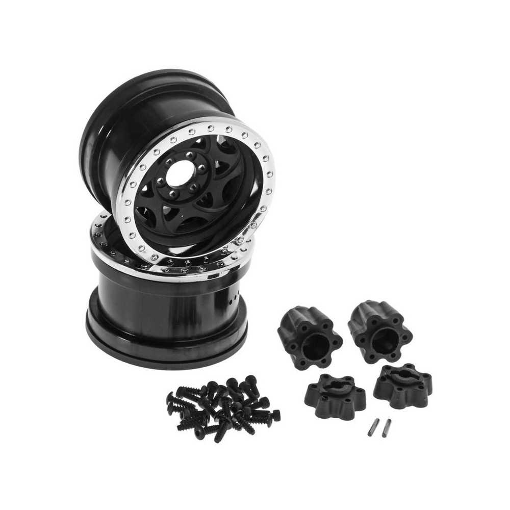 Axial Racing 1-10 2.2 Walker Evans Wheels 12mm Hex Black Chrome 2 AXIC1037 Axial Racing 1-10 2.2 Walker Evans Wheels 12mm Hex Black Chrome 2 AXIC1037