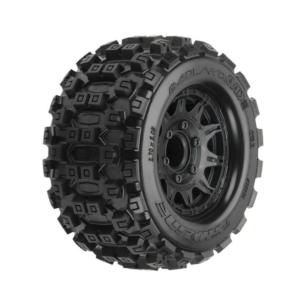 Pro-Line Racing 1-10 Badlands MX28 F-R 2.8 MT Tires MTD 12mm-14mm Black Raid 2 PRO1012510 Pro-Line Racing 1-10 Badlands MX28 F-R 2.8 MT Tires MTD 12mm-14mm Black Raid 2 PRO1012510