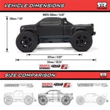 Arrma 1-10 BIG ROCK 223S DSC 4X4 RTR Brushless Monster Truck Green ARA4312V4T2