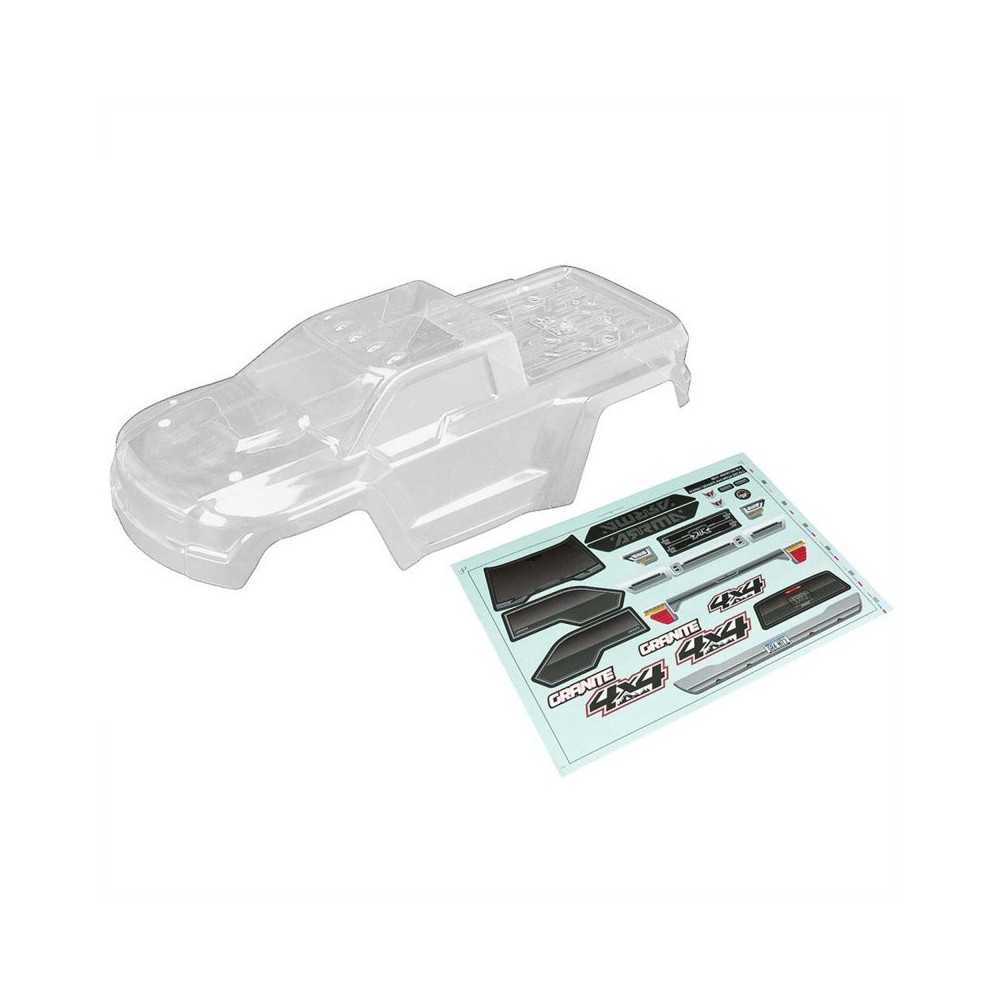 Arrma 1-10 Body with Decals Clear: GRANITE 4x4 ARAC3337 Arrma 1-10 Body with Decals Clear: GRANITE 4x4 ARAC3337