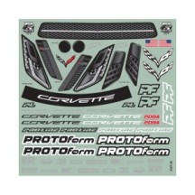 PROTOform 1-10 Chevrolet Corvette C7 Pro-Mod Clear Body: Drag Car PRM157140