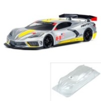 PROTOform 1-10 Chevrolet Corvette C8 Clear Body: 190mm Touring Car PRM157425