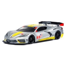 PROTOform 1-10 Chevrolet Corvette C8 Clear Body: 190mm Touring Car PRM157425