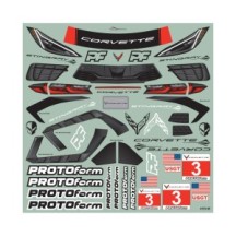 PROTOform 1-10 Chevrolet Corvette C8 Clear Body: 190mm Touring Car PRM157425