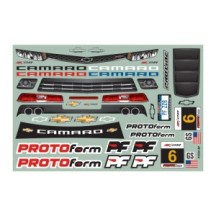 PROTOform 1-10 Chevy Camaro Z-28 Clear Body: 190mm Touring Car PRM154430