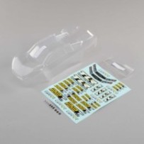 Team Losi 1-10 Clear Body Set with Stickers: 22T 4.0 TLR230011