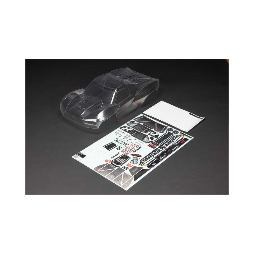Arrma 1-10 Clear Body with Decals: FURY 2WD ARA-1581