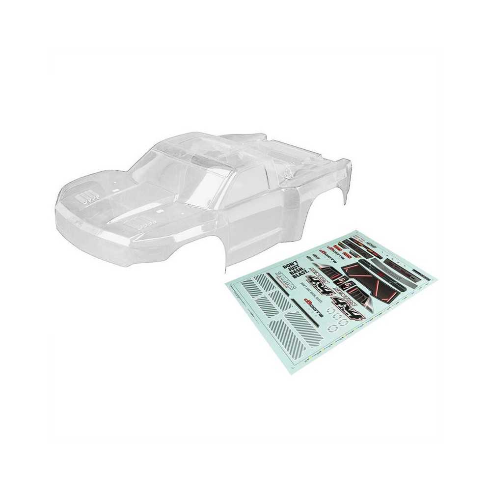Arrma 1-10 Clear Body with Decals: SENTON 4x4 ARAC3338 Arrma 1-10 Clear Body with Decals: SENTON 4x4 ARAC3338