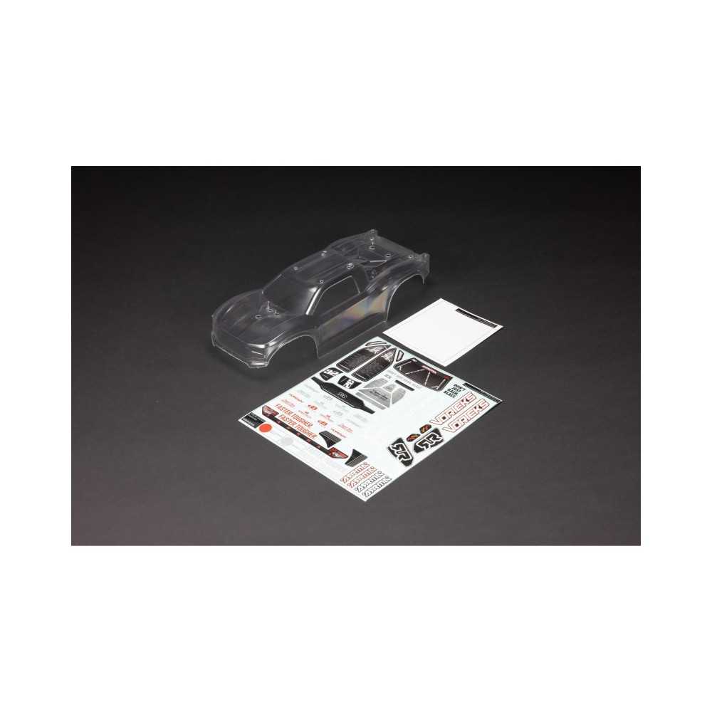 Arrma 1-10 Clear Body with Decals: VORTEKS 2WD ARA-1554