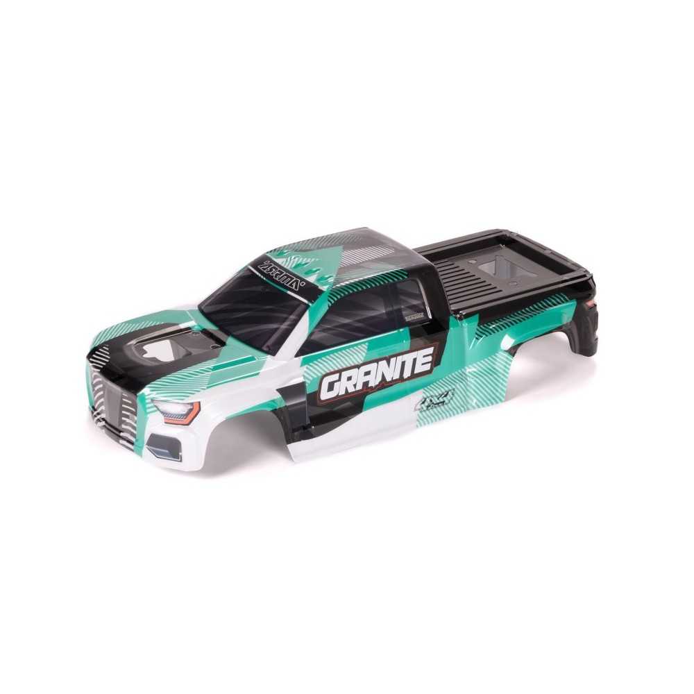 Arrma 1-10 Clipless Painted Decaled Trimmed Body Green-Black: GRANITE 4X4 ARA-2317 Arrma 1-10 Clipless Painted Decaled Trimmed Body Green-Black: GRANITE 4X4 ARA-2317