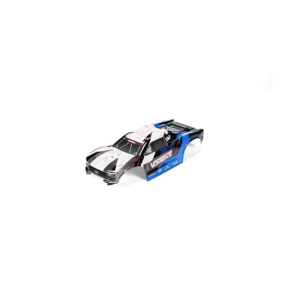 Arrma 1-10 Clipless Painted Trimmed Body Set with Decals Blue: VORTEKS 2WD ARA-1557 Arrma 1-10 Clipless Painted Trimmed Body Set with Decals Blue: VORTEKS 2WD ARA-1557
