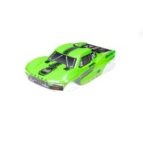 Arrma 1-10 Clipless Painted Trimmed Body Set with Decals Green: FURY 2WD ARA-1584