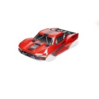 Arrma 1-10 Clipless Painted Trimmed Body Set with Decals Red: FURY 2WD ARA-1582