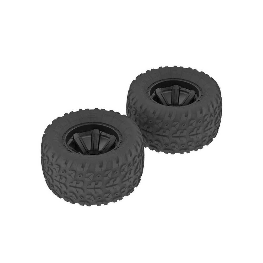 Arrma 1-10 Copperhead MT Front-Rear Pre-Mounted Tires 12mm Hex Black 2 ARAC9611 Arrma 1-10 Copperhead MT Front-Rear Pre-Mounted Tires 12mm Hex Black 2 ARAC9611