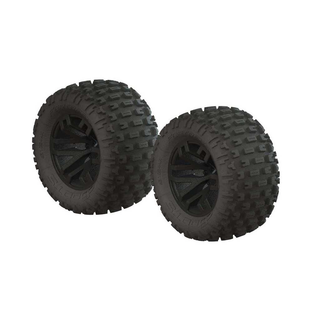 Arrma 1-10 dBoots Fortress MT 2.2-3.0 Pre-Mounted Tires 14mm Hex Black 2 ARAC9632 Arrma 1-10 dBoots Fortress MT 2.2-3.0 Pre-Mounted Tires 14mm Hex Black 2 ARAC9632