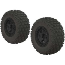 Arrma 1-10 dBoots Fortress SC 2.2-3.0 Pre-Mounted Tires 14mm Hex Black 2 ARAC9630