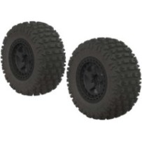 Arrma 1-10 dBoots Fortress SC 2.2-3.0 Pre-Mounted Tires 14mm Hex Black 2 ARAC9630