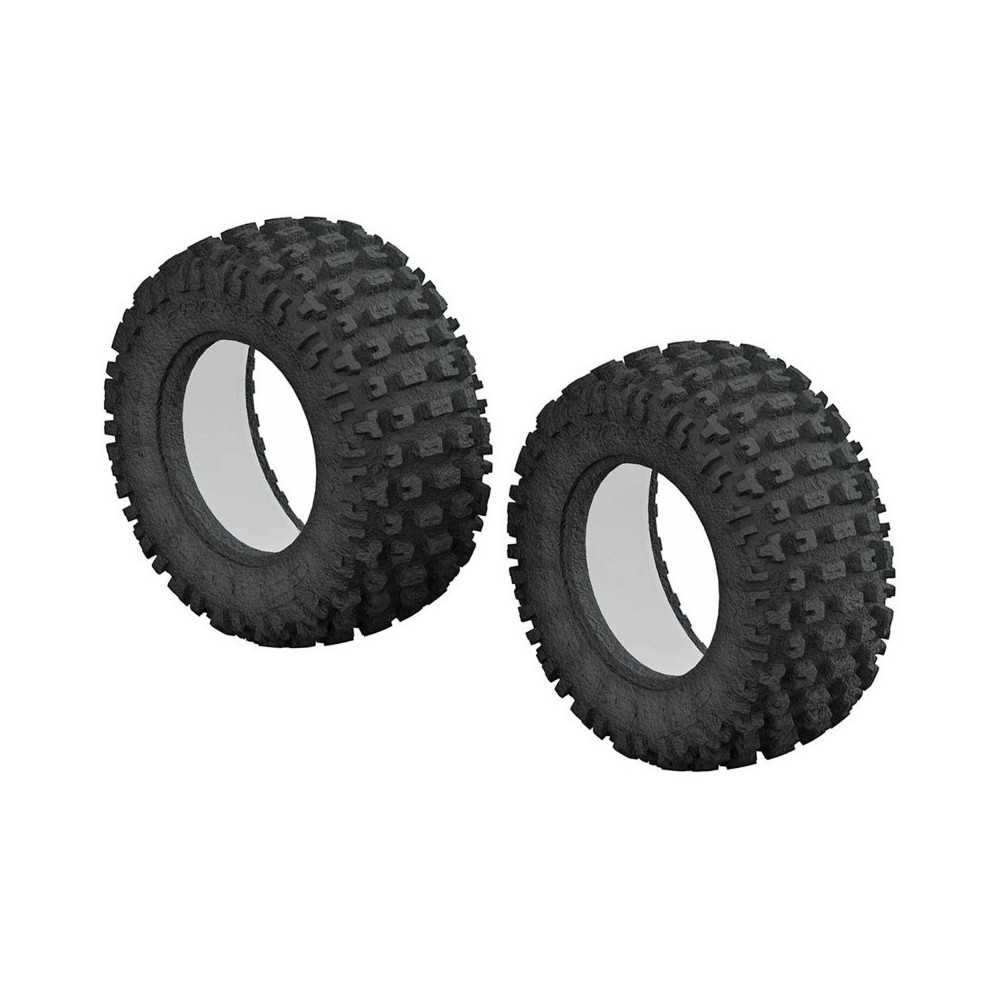 Arrma 1-10 dBoots Fortress Short Course Front-Rear 3.0-2.2 Tire & Inserts 2 ARAC9431 Arrma 1-10 dBoots Fortress Short Course Front-Rear 3.0-2.2 Tire & Inserts 2 ARAC9431