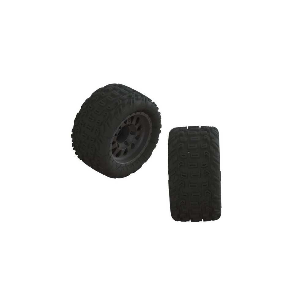 Arrma 1-10 dBoots Katar MT Pre-Mounted Tire 14mm Hex 2 ARA550091 Arrma 1-10 dBoots Katar MT Pre-Mounted Tire 14mm Hex 2 ARA550091