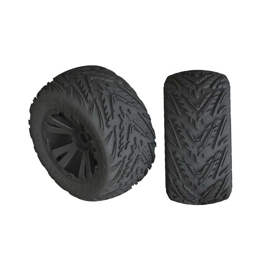 Arrma 1-10 dBoots Minokawa LP Front-Rear 3.8 Pre-Mounted Tires 17mm Hex Black 2: 4S ARAC9467 Arrma 1-10 dBoots Minokawa LP Front-Rear 3.8 Pre-Mounted Tires 17mm Hex Black 2: 4S ARAC9467