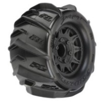 Pro-Line Racing 1-10 Dumont F-R 2.8 MT Tires Mounted 12mm-14mm Black Raid 2 PRO1019310