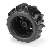 Pro-Line Racing 1-10 Dumont F-R 2.8 MT Tires Mounted 12mm-14mm Black Raid 2 PRO1019310