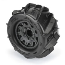 Pro-Line Racing 1-10 Dumont F-R 2.8 MT Tires Mounted 12mm-14mm Black Raid 2 PRO1019310
