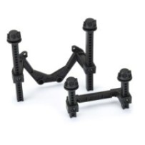 Pro-Line Racing 1-10 Extended Front-Rear Body Mounts: Rustler 4x4 PRO636200