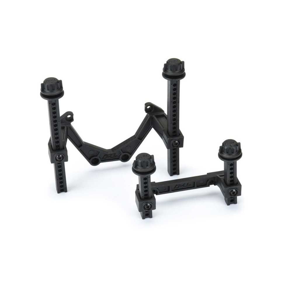 Pro-Line Racing 1-10 Extended Front-Rear Body Mounts: Rustler 4x4 PRO636200