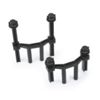 Pro-Line Racing 1-10 extnd. fr - rr mounts. granite PRO637500