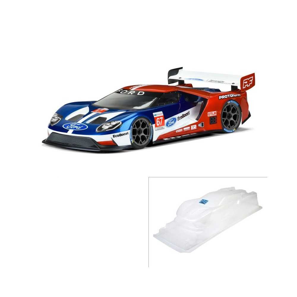 PROTOform 1-10 Ford GT LW Clear Body: 190mm Touring Car with LP shock towers PRM155025 PROTOform 1-10 Ford GT LW Clear Body: 190mm Touring Car with LP shock towers PRM155025