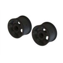 Arrma 1-10 Front-Rear 2.8 Wheels 14mm Hex Black 2 ARA510116