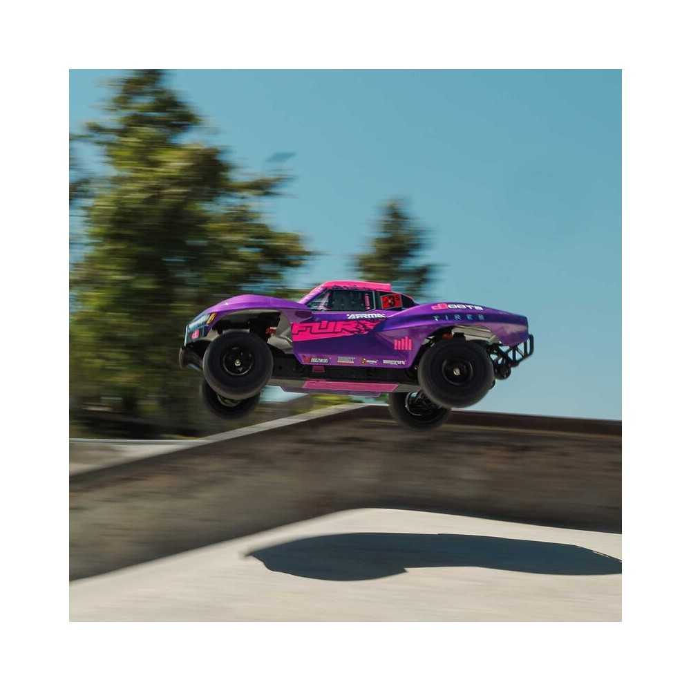 Arrma 1-10 FURY 223S BLX Brushless 2WD Short Course Truck RTR with DSC Purple ARA3521T3 Arrma 1-10 FURY 223S BLX Brushless 2WD Short Course Truck RTR with DSC Purple ARA3521T3