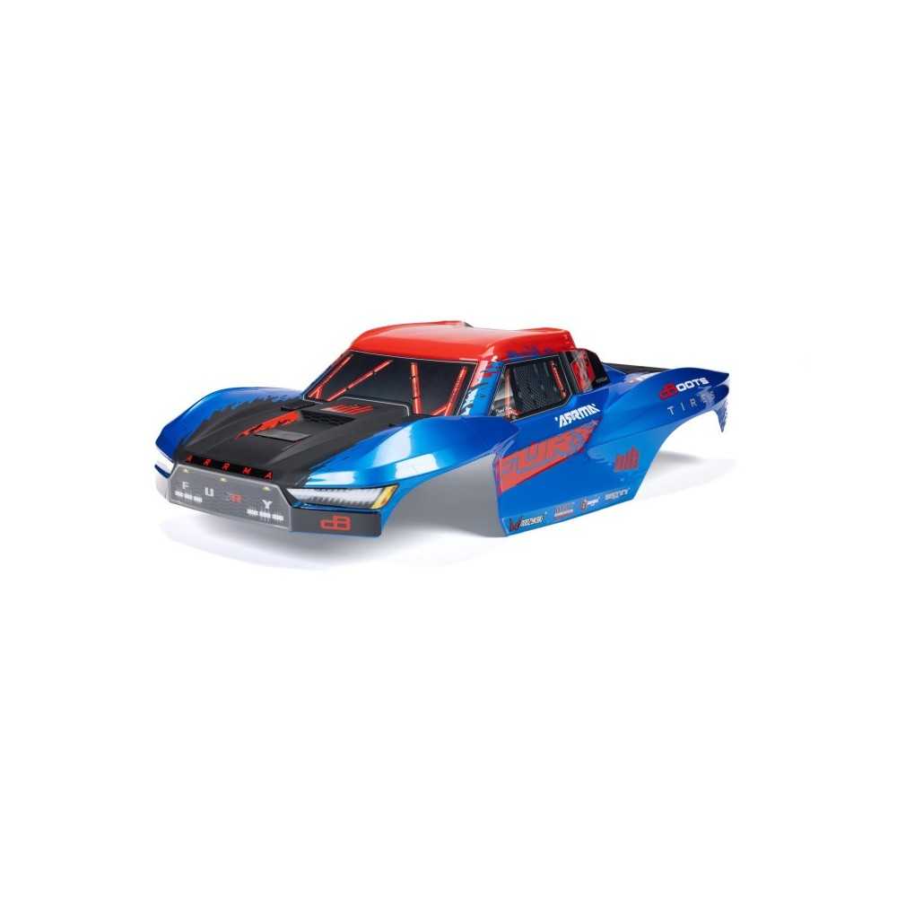 Arrma 1-10 FURY Painted Decaled Trimmed Body Set Blue ARA-2119 Arrma 1-10 FURY Painted Decaled Trimmed Body Set Blue ARA-2119