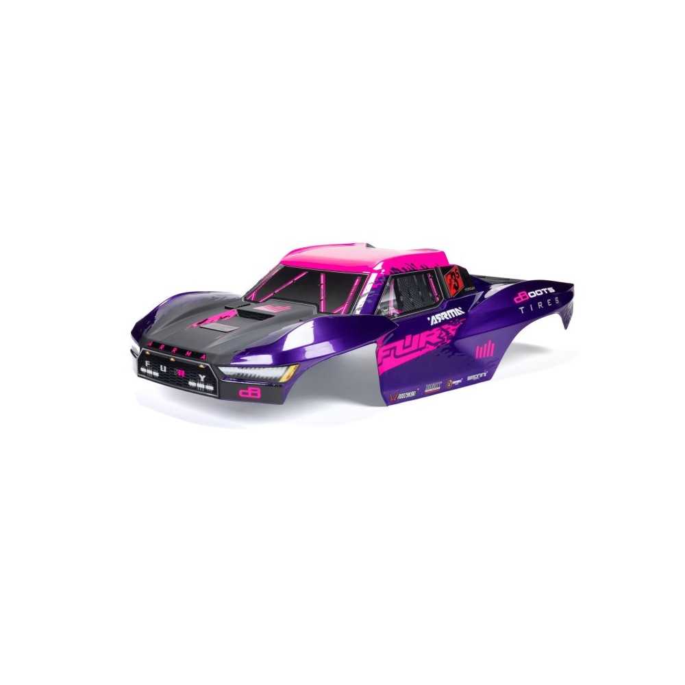 Arrma 1-10 FURY Painted Decaled Trimmed Body Set Purple ARA-2121 Arrma 1-10 FURY Painted Decaled Trimmed Body Set Purple ARA-2121