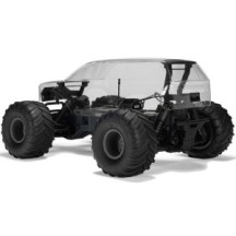 Arrma 1-10 GORGON 2WD RTA Kit Brushed Monster Truck Battery & Charger Included Clear ARA3230SKT2