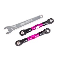Varillas caída traseras rosa 7075-T6 Traxxas TRX2443P