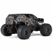 Arrma 1-10 GORGON 2WD RTA Kit Brushed Monster Truck Battery & Charger Included Gun Metal ARA3230SKT1