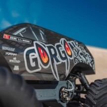Arrma 1-10 GORGON 2WD RTA Kit Brushed Monster Truck Battery & Charger Included Gun Metal ARA3230SKT1