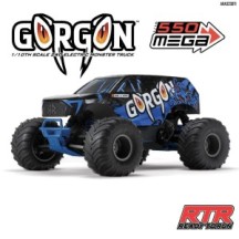 Arrma 1-10 GORGON 2WD RTR Brushed Monster Truck Blue ARA3230T1