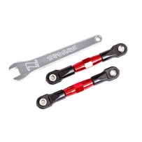 Varillas caída traseras rojo 7075-T6 Traxxas TRX2443R