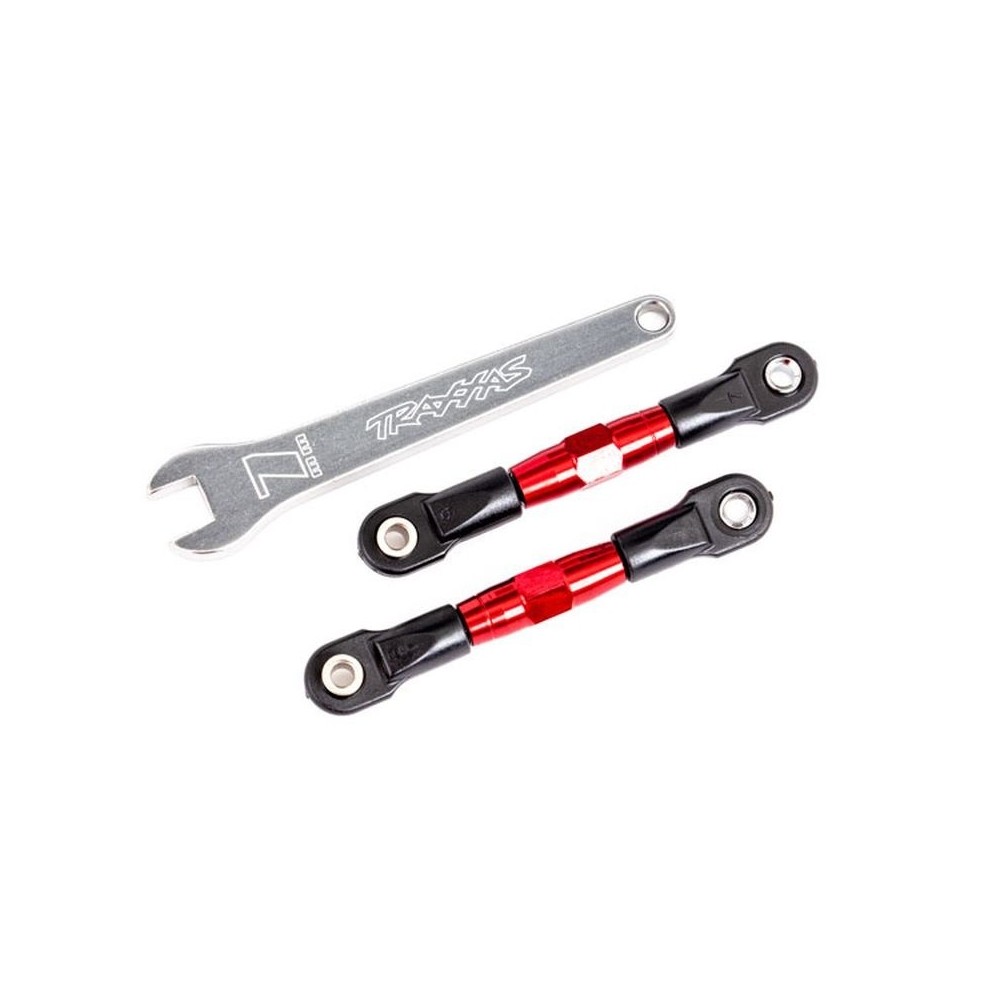 Varillas caída traseras rojo 7075-T6 Traxxas TRX2443R