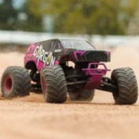 Arrma 1-10 GORGON 2WD RTR Brushed Monster Truck Battery & Charger Included Purple ARA3230ST4