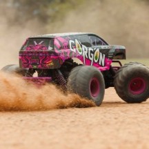 Arrma 1-10 GORGON 2WD RTR Brushed Monster Truck Battery & Charger Included Purple ARA3230ST4