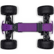 Arrma 1-10 GORGON 2WD RTR Brushed Monster Truck Battery & Charger Included Purple ARA3230ST4